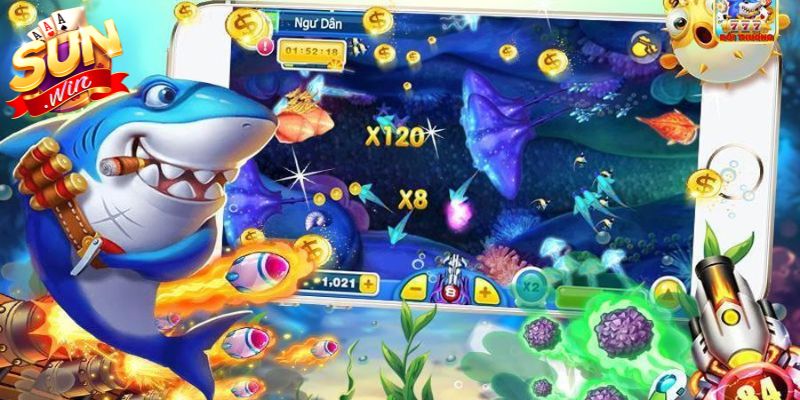 Phòng chơi và hệ mục tiêu trong Bắn Cá